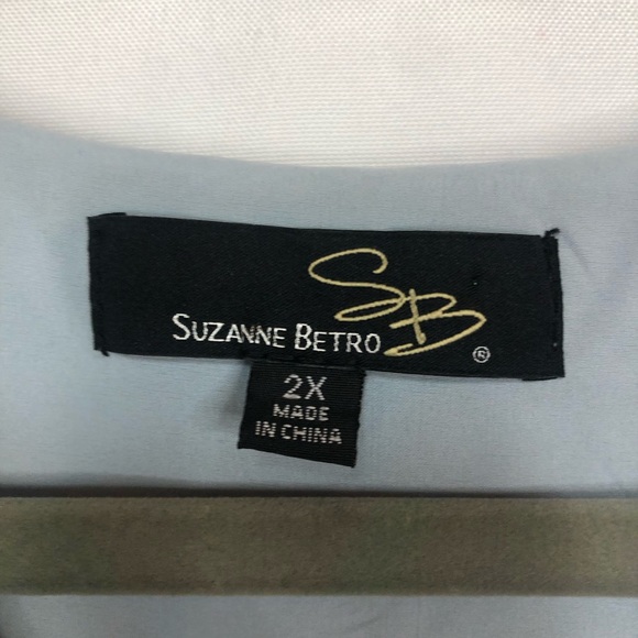 Suzanne Betro Wraparound Dress Floral Sleeveless Long Sleeve Lined - Picture 12 of 14